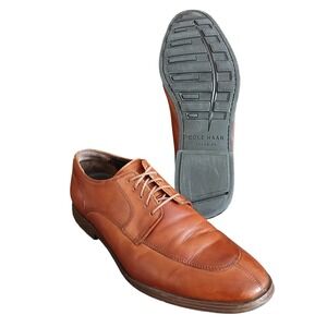 Cole Haan Grand O.S. Technolog Brown Leather Captoe  Oxfords Size Mens 11 M #733